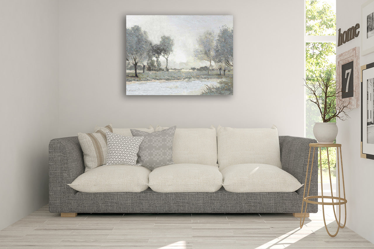 By the Pond I Wall Art Print on the wall