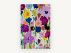 Garden of Bold Blooms, floral canvas wall art print, front view
