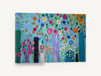 Vases in Bloom, colourful flowers in vases painting, floral canvas wall art print ready to hang