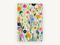 Meadow of Round Blooms, floral canvas wall art print, front view