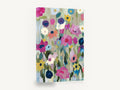 Meadow of Loose Blooms, colourful wildflower meadow abstract floral, floral canvas wall art print ready to hang
