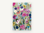 Meadow of Loose Blooms, floral canvas wall art print, front view