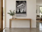 Arc de Triomphe Dusk city canvas print on the wall of a entry hall