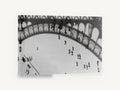 Eiffel Shadow Plaza, eiffel tower shadow black and white photograph, city canvas wall art print ready to hang
