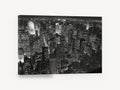 Midtown Monochrome Manhattan Glow, new york night skyline black and white photograph, city canvas wall art print ready to hang