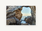 Window to the Sea, coastal canvas wall art print, front view