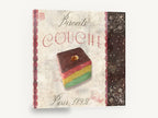 Layered Biscuit Couche, layered biscuit vintage french patisserie, kitchen canvas wall art print ready to hang