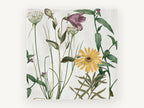 Meadow Bell and Daisy, floral canvas wall art print, front view