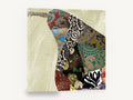 Brocade Pear Patchwork, patchwork pear brocade fabric kitchen, kitchen canvas wall art print ready to hang