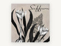 Saffron Crocus Study, floral canvas wall art print, front view