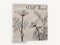 Dill Weed Study, dill weed botanical illustration, floral canvas wall art print ready to hang