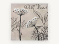 Dill Weed Study, floral canvas wall art print, front view
