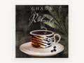 Tiger Stripe Robusta, kitchen canvas wall art print, front view