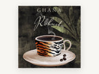 Tiger Stripe Robusta, kitchen canvas wall art print, front view