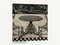 Bistro Parisienne Table, vintage parisian bistro table, stretched canvas wall art print ready to hang