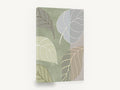 Sage Leaf Panels, sage green leaf illustration botanical, floral canvas wall art print ready to hang