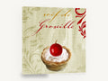 Redcurrant Cream Tart, redcurrant cream tart bakery kitchen, kitchen canvas wall art print ready to hang