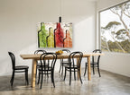 Four Grape Varieties kitchen canvas print on the wall of a dining room