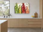 Four Grape Varieties kitchen canvas print on the wall of a kitchen