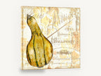 Striped Gourd Paris, striped gourd vintage french typography kitchen, kitchen canvas wall art print ready to hang
