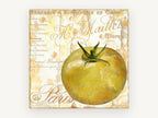 Golden Tomato Paris, kitchen canvas wall art print, front view