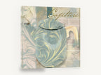 Blue Swirl Cafetière, blue coffee pot cafetière kitchen, kitchen canvas wall art print ready to hang