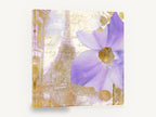 Lilac Bloom Over Paris, purple flower eiffel tower paris, floral canvas wall art print ready to hang