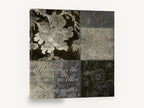 Love Is The Answer Patchwork, floral patchwork love quote, floral canvas wall art print ready to hang