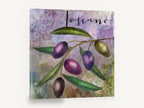 Toscano Olive Branch, olive branch toscano botanical kitchen, kitchen canvas wall art print ready to hang