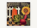Farmstand Sunflower Harvest, floral canvas wall art print, front view