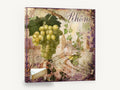 Rhône Green Grapes, rhône grapes white wine kitchen, kitchen canvas wall art print ready to hang