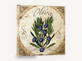 Oliva Olive Branch, olive branch vintage botanical kitchen, kitchen canvas wall art print ready to hang