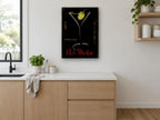 Chilled Olive Martini kitchen canvas print on the wall of a kitchen