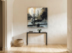 Park Drive Runners vintage canvas print on the wall of a hallway