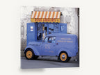 Honey Van Boulangerie, vintage french honey van photograph, stretched canvas wall art print ready to hang