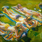 California Tanning Wall Art Print