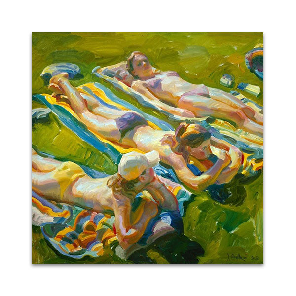 California Tanning Wall Art Print