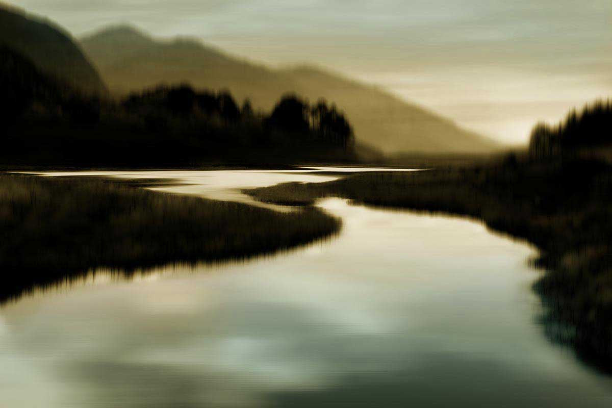 Calm River I Wall Art Print