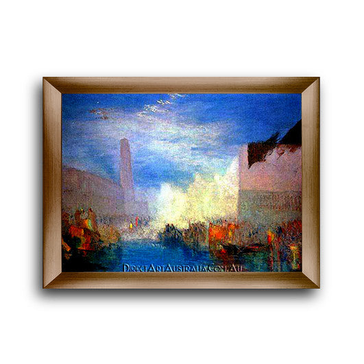 Modern Flat Gold Frame