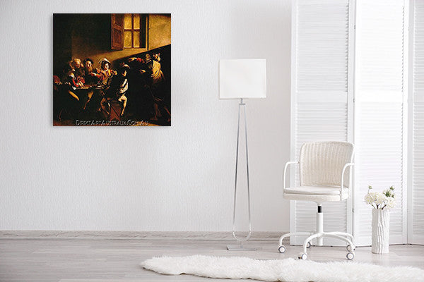 Caravaggio | The Calling of Saint Matthew on the wall