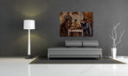 The Card Players 1 on the wall