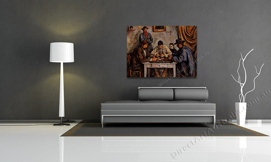 The Card Players 1 on the wall