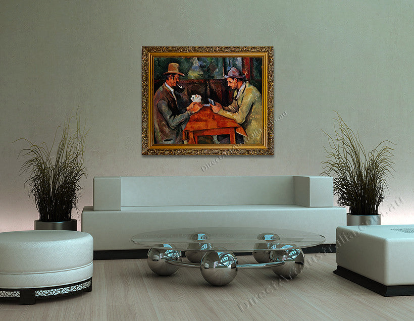 The Card Players 2 on the wall
