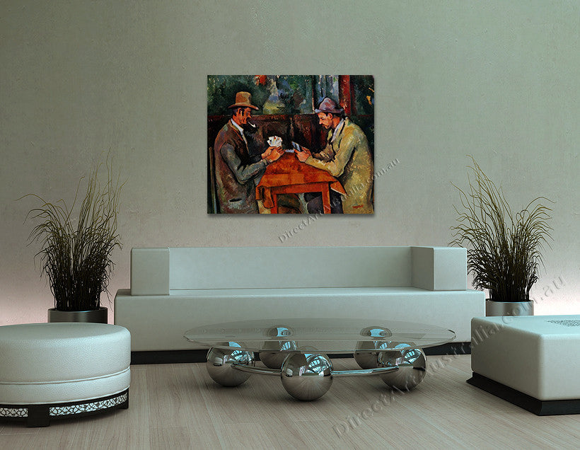 The Card Players 2 on the wall