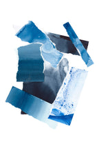 Cerulean Assemblage I Wall Art Print