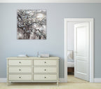 Cherry Blossom Wall Art Print on the wall