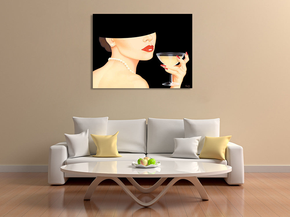Chic Lady II Wall Art Print on the wall