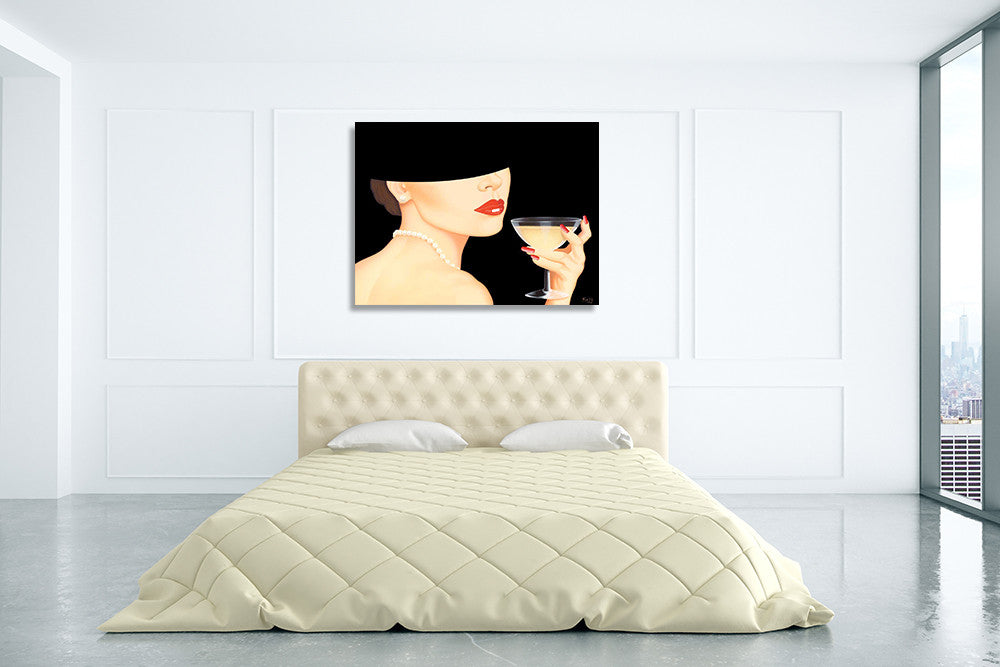 Chic Lady II Wall Art Print on the wall