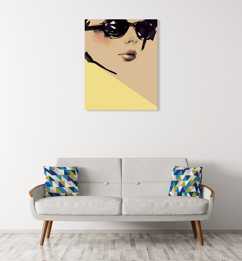Chic Wall Art Print on the wall