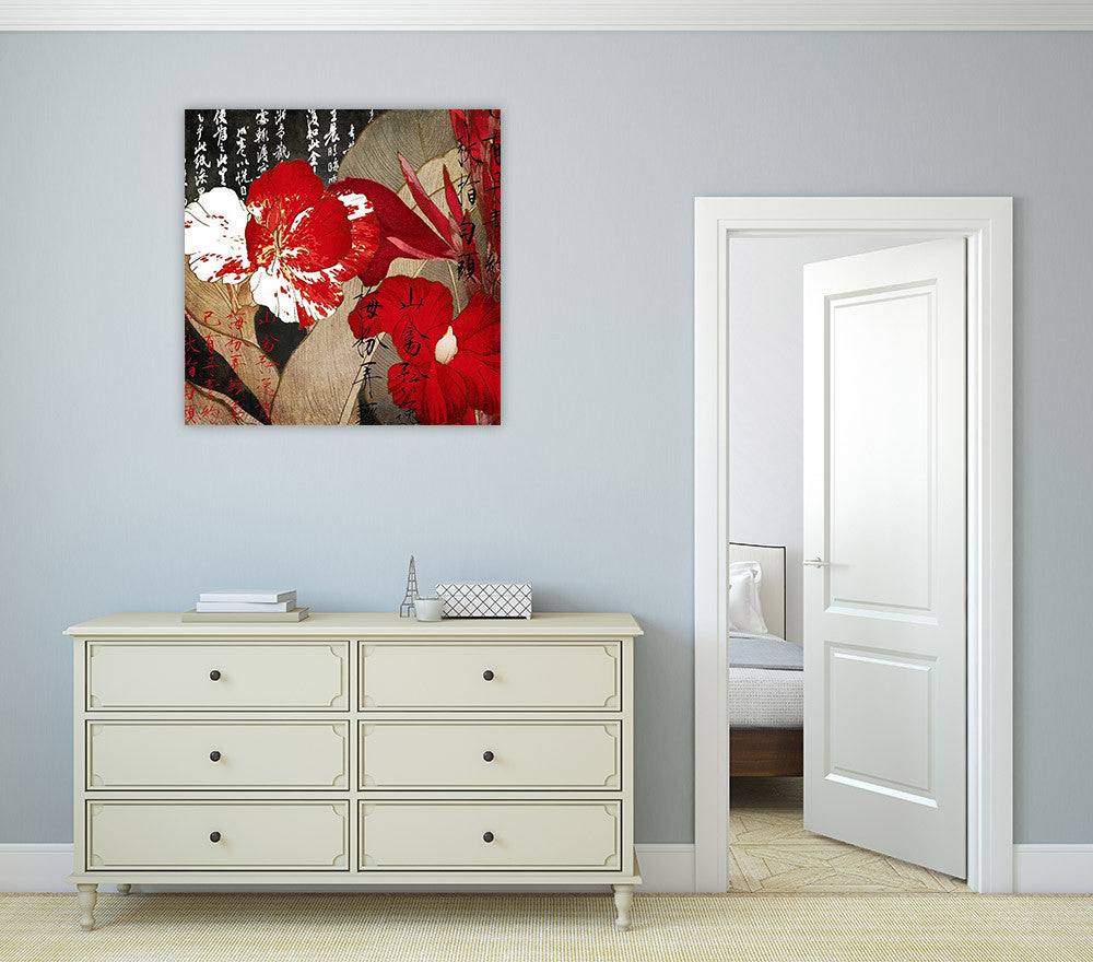 China Red I Wall Art Print on the wall